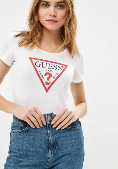 

Футболка женская Guess, гесс Белый, M