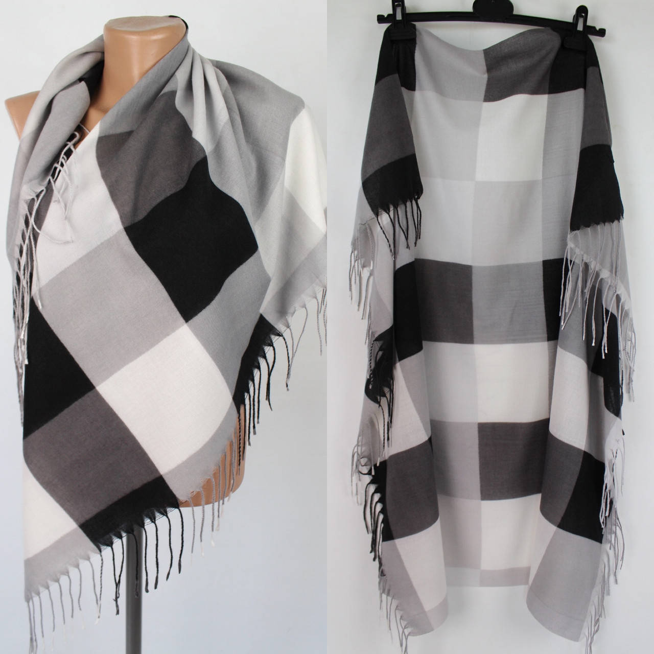 

Хустинка жіноча віскозна в клітку 211008