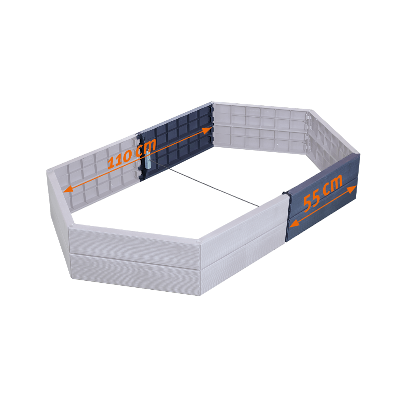 

Подовжувач до високої грядки ERGO, довж 55 см, 2 шт. комплект