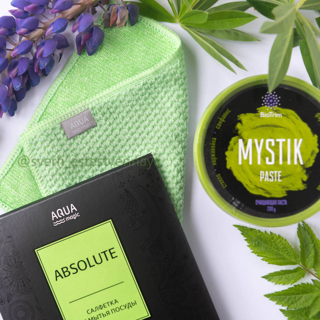 

Набор из 2х бестселлеров: салфетка "Для посуды" + паста Mystik GREENWAY