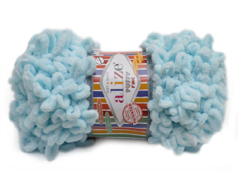 

Alize Puffy Fine NEW, Голубой №522