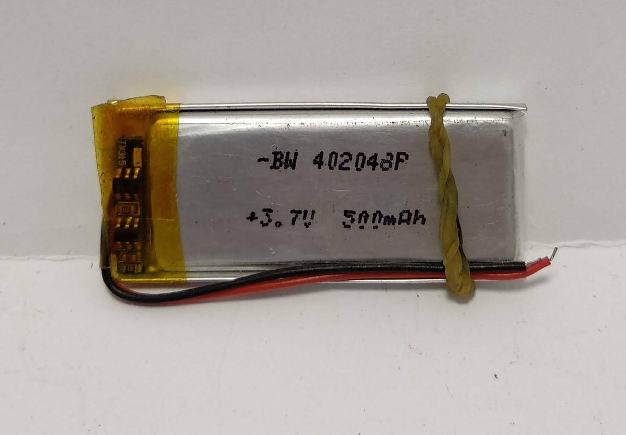 

Акумулятор -BW 402048P 500mAh Li-ion +3.7V