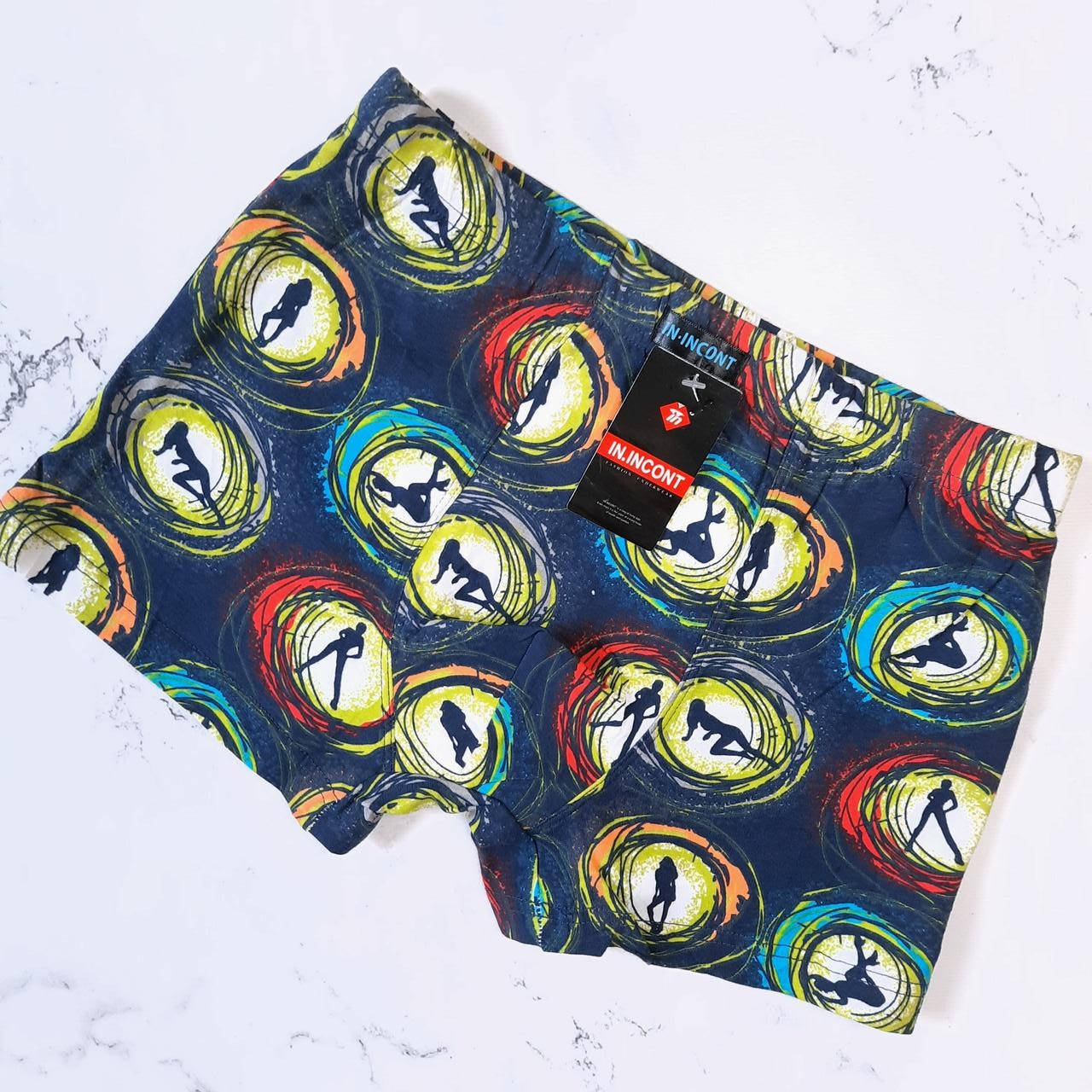 

Мужские трусы боксеры шорты размеры от L до  инконт INCONT мужское белье, Синий