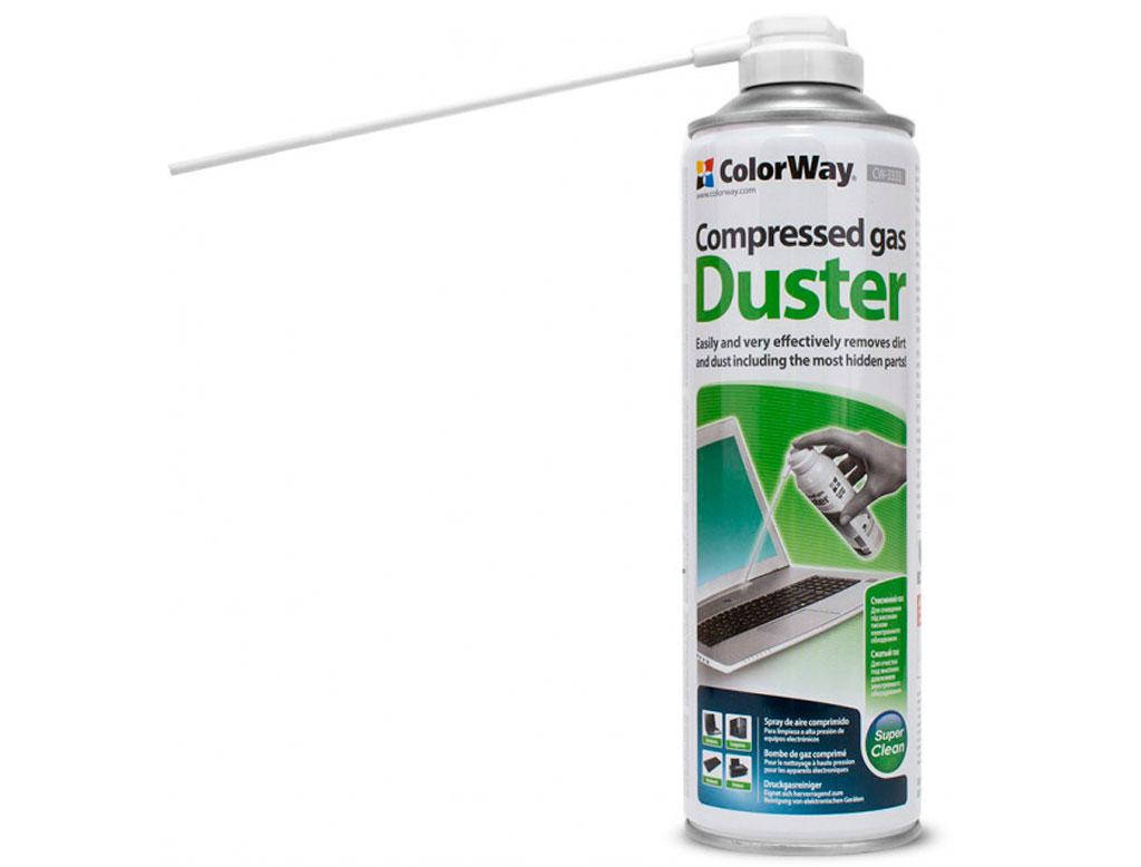 

Чистящий cжатый воздух spray duster 500ml ColorWay (CW-3333)