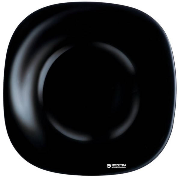 

Тарілка супова Luminarc Carine Black квадратна 21 см (L9818), Черный