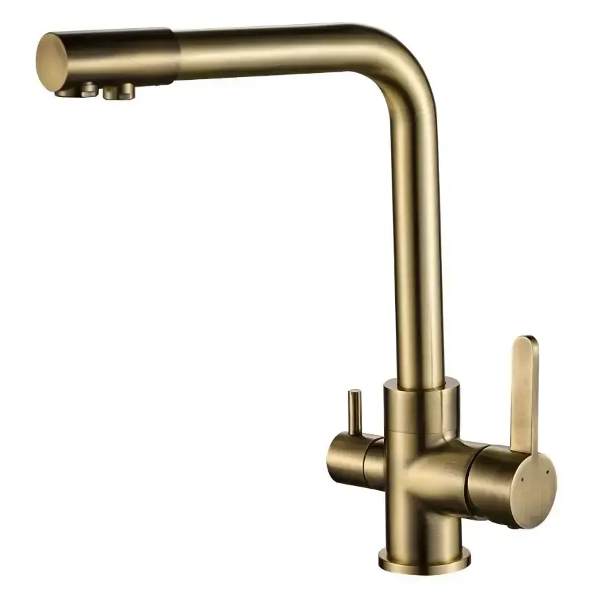 

Смеситель для кухни под осмос Globus Lux GLLR-0444-9-BRONZE