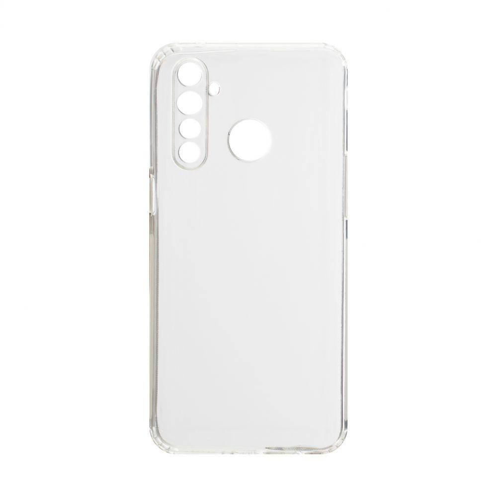 

Чехол накладка для Realme 5 Pro прозрачный с заглушками реалми 5 про
