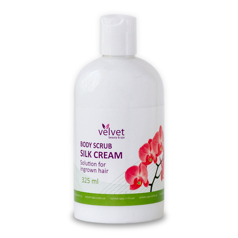 

Жёсткий скраб для тела против врастания «Шёлк-крем» 325 мл.