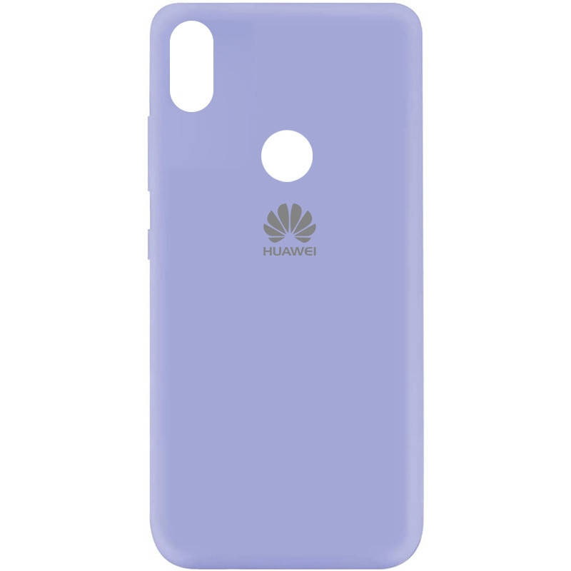 

Оригинальный Silicone Cover чехол для Huawei P Smart Plus / Хуавей П Смарт Плюс, Сиреневый