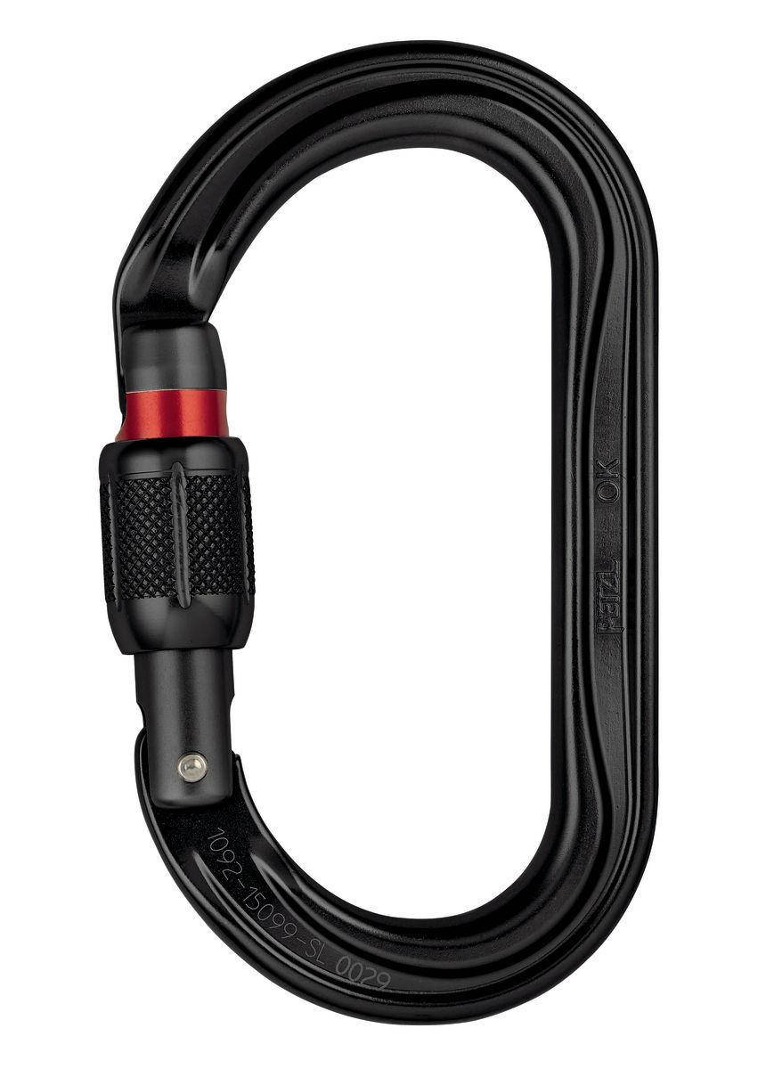 

Карабин Petzl OK screw-lock black