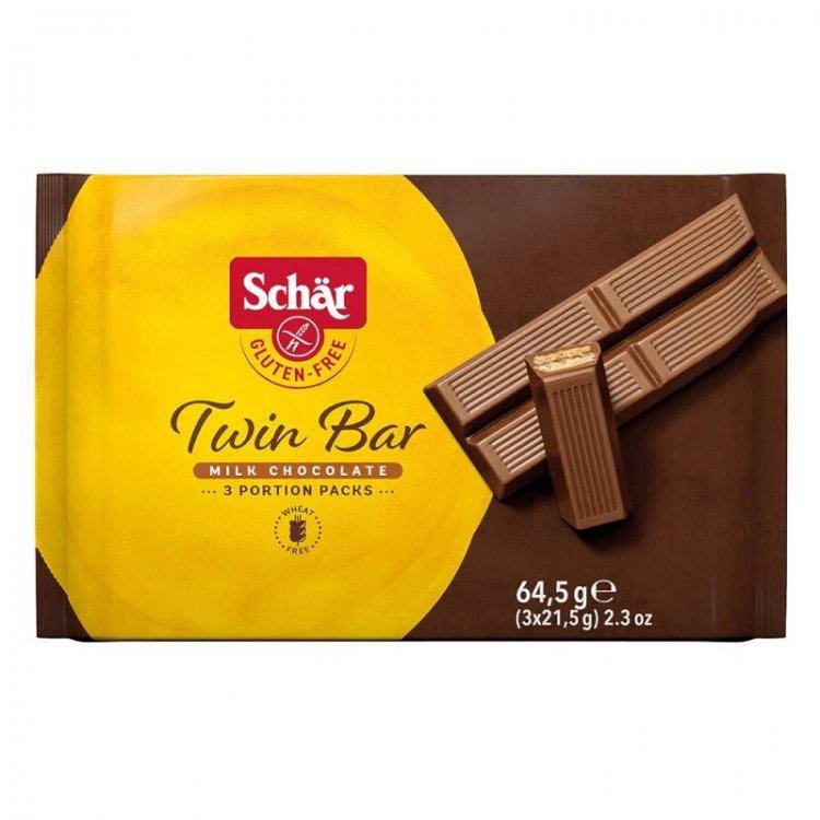 

Вафельный батончик в шоколаде Dr.Schar Twin Bar 65 г