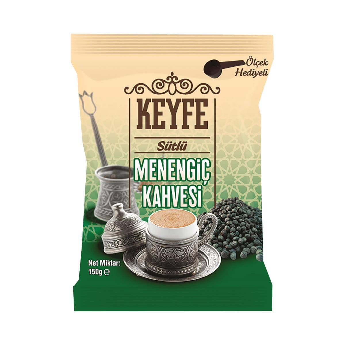 

Турецкий кофе мененгич с молоком KEYFE 150 г.