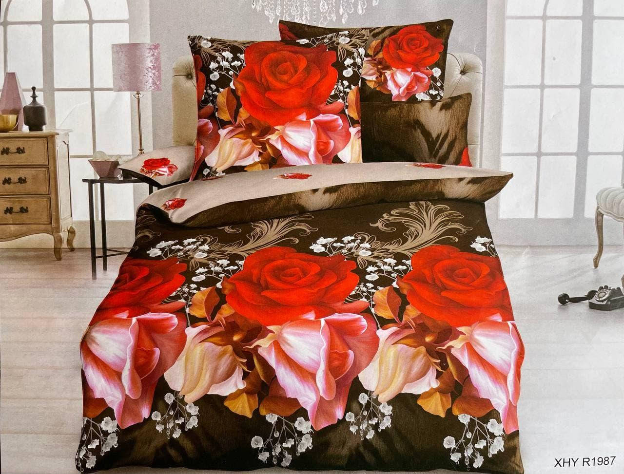 

Комплект постельного белья Бязь Двухспальный Розы