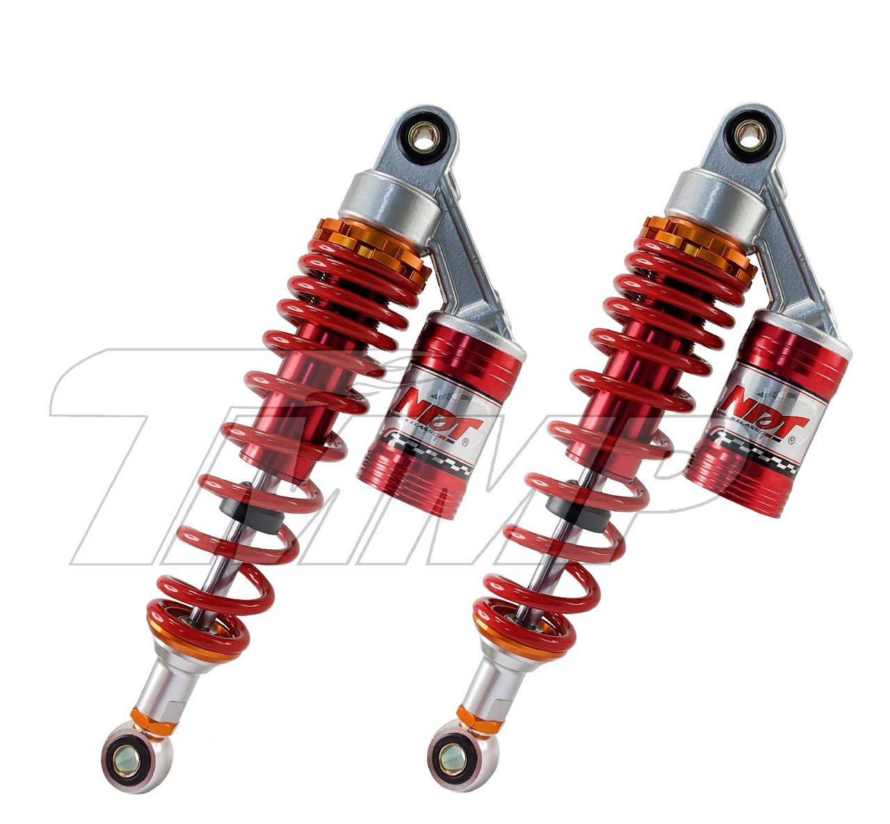 

Амортизаторы задние ЯВА с подкачкой L=325mm (D1=12mm/D2=10mm, красные)