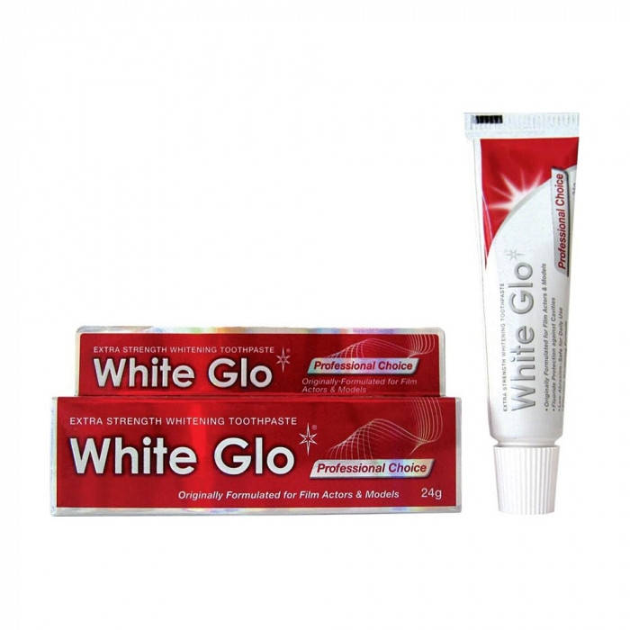 

White Glo зубная паста 24гр отбеливающая профессиональный выбор