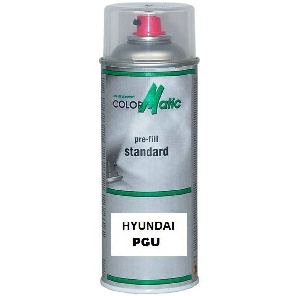 

Аэрозольная автокраска металлик Hyundai Crystal White PGU Mobihel, Черный