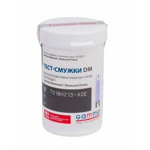 

Тест-полоски Гамма ДМ (Gamma Diamond DM), 25 шт.