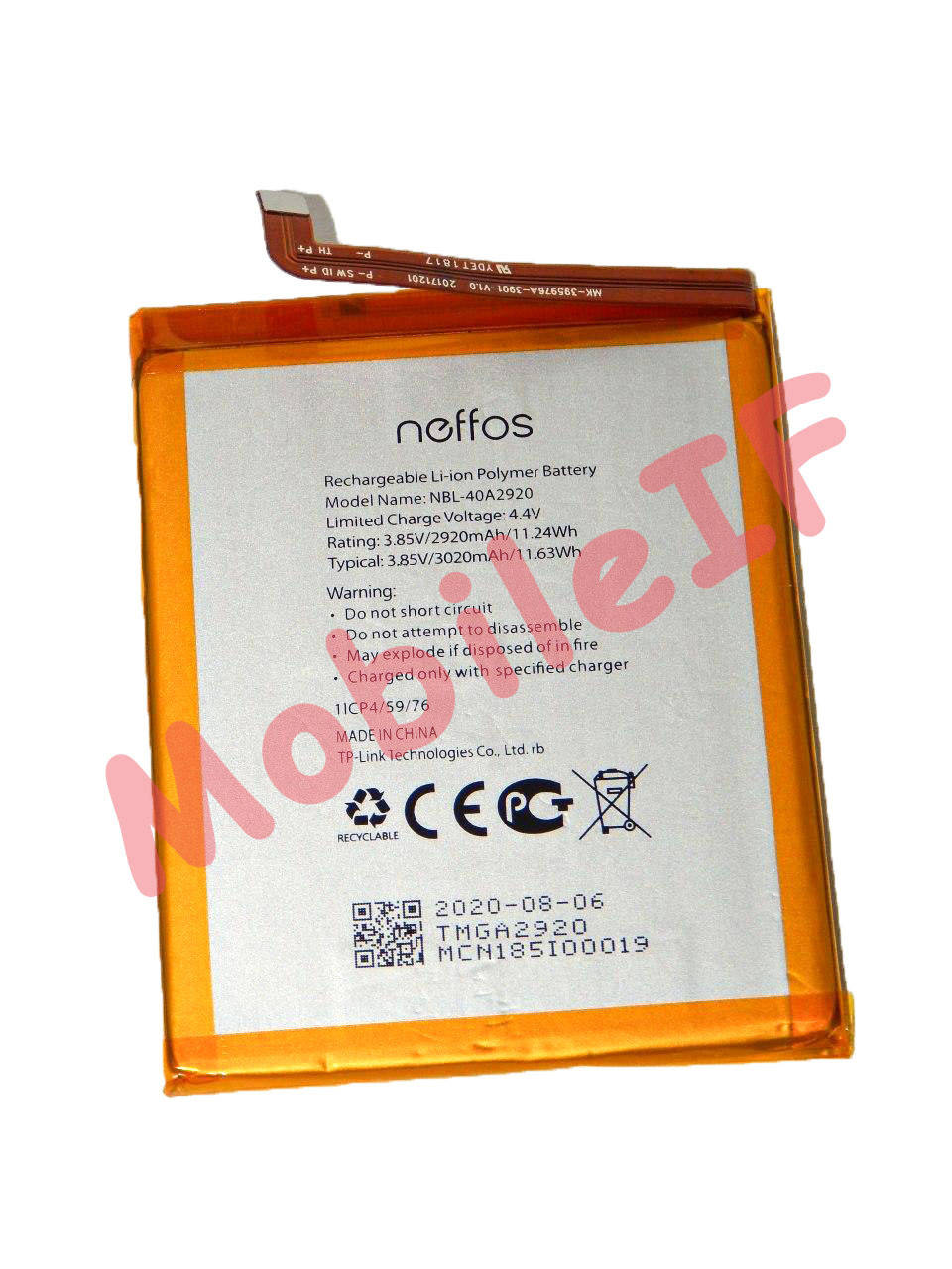 

Аккумулятор Батарея TP-Link Neffos NBL-40A2920 TP706A Neffos C9A