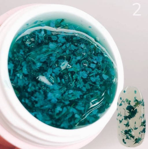

Saga Flower Fairy Gel гель с сухоцветами № 02, Коричневый