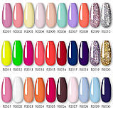 Набір ґель лаків для манікюра базових кольорових кольорів. Гель лаки для нігтів (6 шт), фото 5