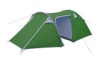 Палатка туристическая четырехместная с тентом и тамбуром VENICE / Палатка на 4 человека кемпинговая
