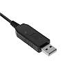 USB-кабель для заряджання АКБ радіостанцій BAOFENG від 5 В (роз'єм для під'єднання: мініджек 5,5 мм) UV-5R UV-82 B, фото 3
