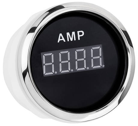Цифровий амперметр З ВИМІРНИКОМ I GAUGE 52MM з функцією попередження (чорний) LED дисплей, фото 1