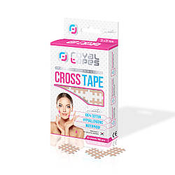 Крос-тейп для обличчя Royal Tapes, бежевий