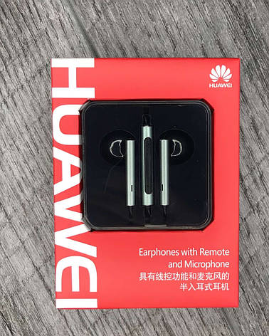 Навушники Huawei Half In-Ear Earphones AM116 Black Гарнітура, навушники Huawei, фото 2