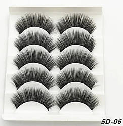 Накладні вії 5D — 06 5пар