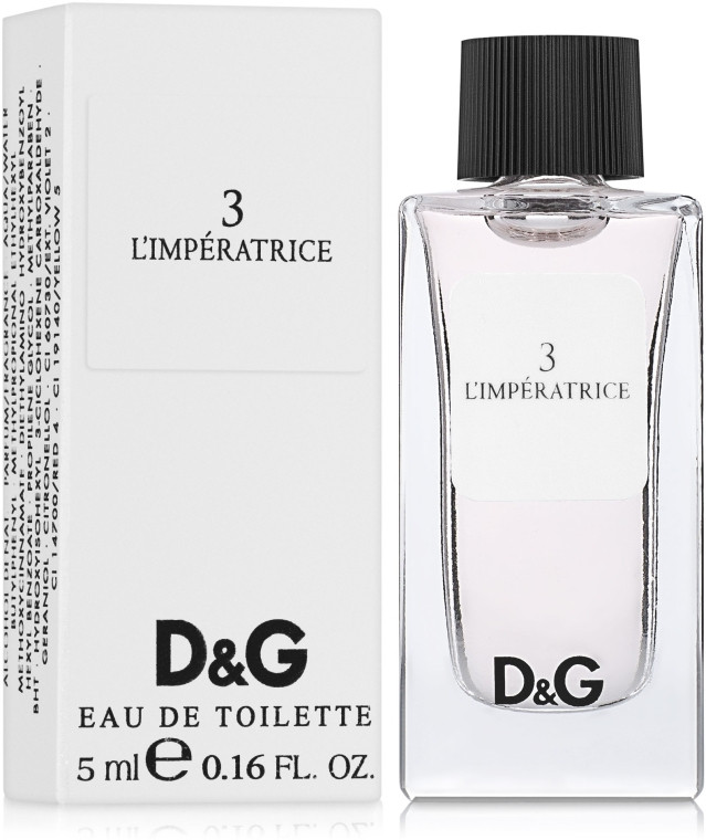 Туалетна вода для жінок (міні) Dolce & Gabbana Anthology L`Imperatrice 3