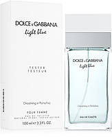 Туалетна вода для жінок (тестер з кришечкою) Dolce & Gabbana Light Blue Pour Femme Dreaming in Portofino 100, фото 2