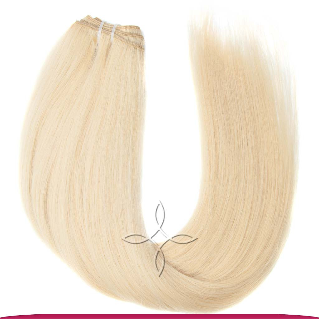 Натуральные Славянские Волосы на Трессе 45-50 см 100 грамм, Блонд №60 - фото 1 - id-p159957231