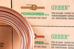 Труба мідна 1/4 в рулонах 30 м Feinrohren SpA 1/4" (6,35 х 0.8)