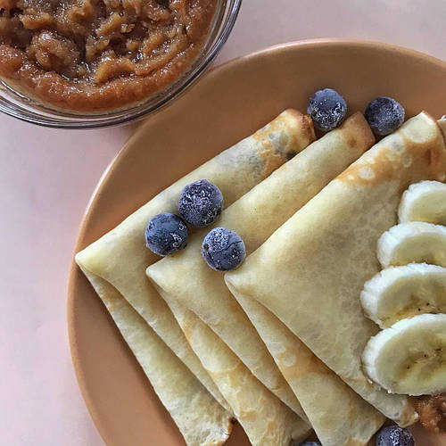 МЛИНЦІ З АРАХІСОВИМ СОУСОМ 🥞