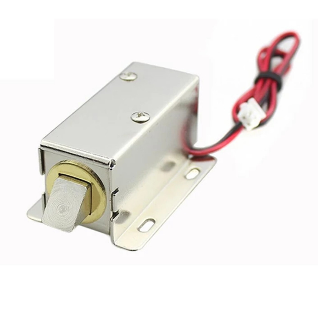 Замок електромагнітний, засувка 12 вольтів, фото 1