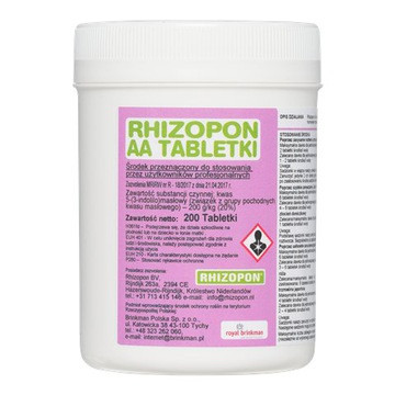 Ризопон АА таблетки / Rhizopon AA Tablets укорінювач, 200 шт — кращий укорінювач для рослин Rhizopon BV