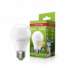 Лампа LED EUROELECTRIC А60 10W E27 4000K 230V LED-A60-10274(EE) (класична світлодіодна)
