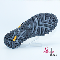 Туфлі спортивні чоловічі шкіряні чорного кольору “Style Shoes”, фото 5