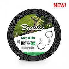 Бордюрний газонний з кілочками, EASY BORDER SET, 40мм, графіт, OBEGY4010SET