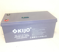 Аккумулятор GEL Kijo JDG 12V 200Ah, гелевый АКБ, 875 циклов