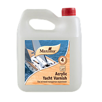 Лак яхтный полиуретан-акриловый MAXIMA Acrylic yacht varnish глянцевый 2.5л