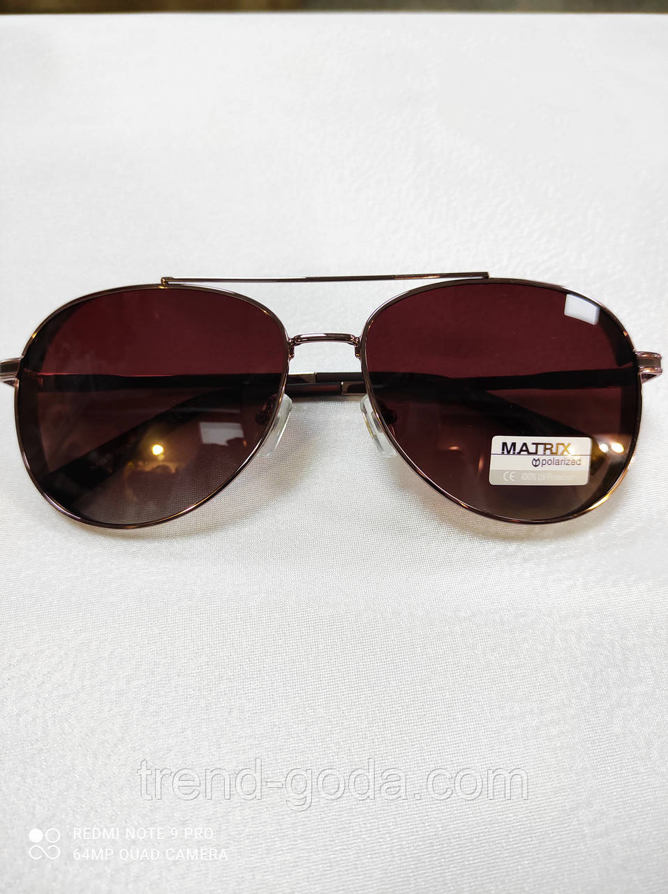 Чоловічі сонцезахисні окуляри Aviator Matrix Polarized Сонцезахисні поляризаційні стильні чоловічі окуляри