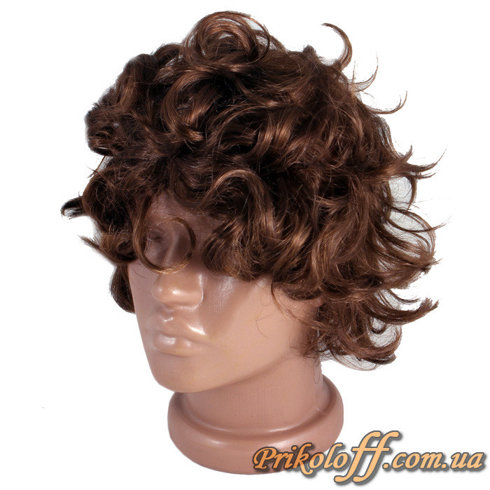 Перука чоловіча "Каштанові кучері" перука., фото 1