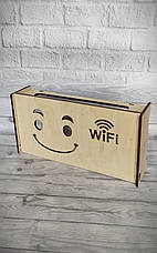 Настінна коробка для роутера Wi-Fi Полка Смайл, фото 3
