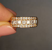 Кольцо золотое с кубическим цирконием 18 3,62 г