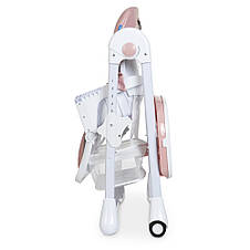 Стільчик для годування «Bambi» M 3890 Rosette QT (Регулювання висоти спинки, підніжки, столика), фото 4