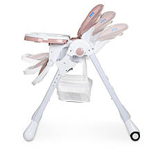 Стільчик для годування «Bambi» M 3890 Rosette QT (Регулювання висоти спинки, підніжки, столика), фото 6