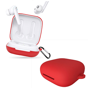 Чохол-накладка DK Silicone Candy Friendly з карабіном для Oppo Enco W51 (red)