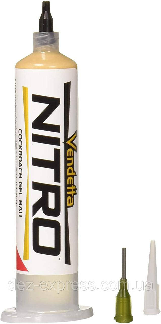 Vendetta Nitro Cockroach Gel. Потужне середовище від тарганів Вендета (Made in USA). Без Запаху.